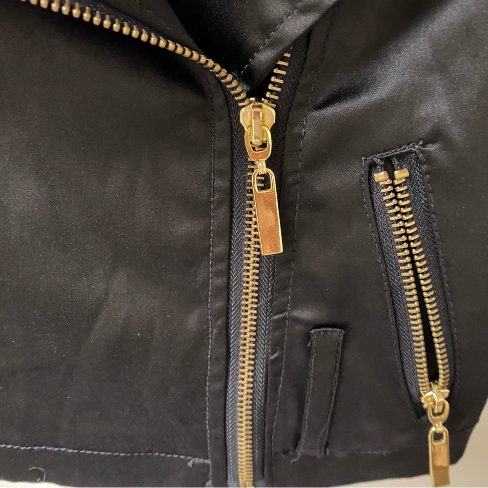 Satin Crop Jacket - Picture 4 of 5